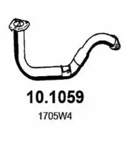 Tuyau d'échappement ASSO 10.1059