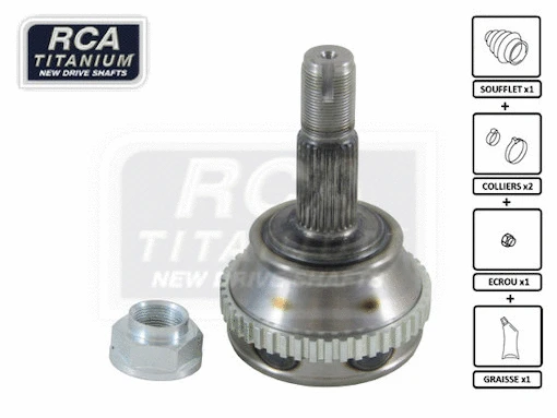 Jeu de joints, arbre de transmission RCA FRANCE FI17A