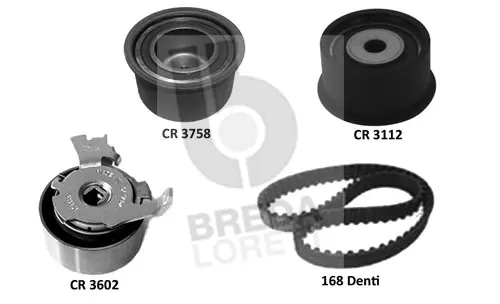 Kit de courroie crantée BREDA LORETT KCD0754