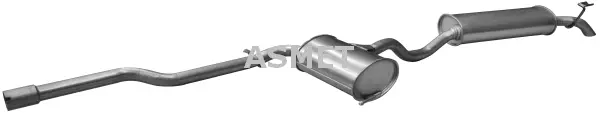 Silencieux arrière ASMET 16.076