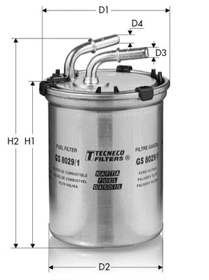 Filtre à carburant TECNECO FILTERS GS8029/1