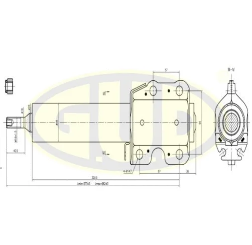 Amortisseur G.U.D. GSA335810