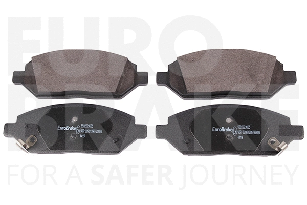 Kit de plaquettes de frein, frein à disque EUROBRAKE 5502223655