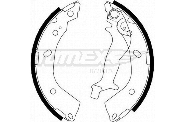 Jeu de mâchoires de frein TOMEX Brakes TX 23-10