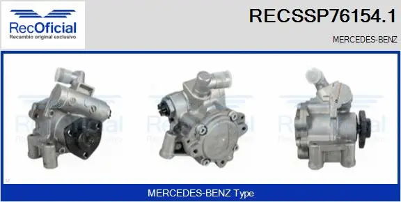 Pompe hydraulique, direction RECOFICIAL RECSSP76154.1