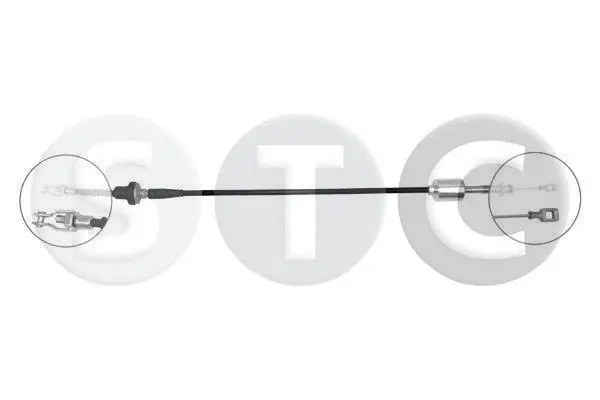 Tirette à câble, commande d'embrayage STC T480191