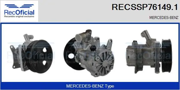 Pompe hydraulique, direction RECOFICIAL RECSSP76149.1