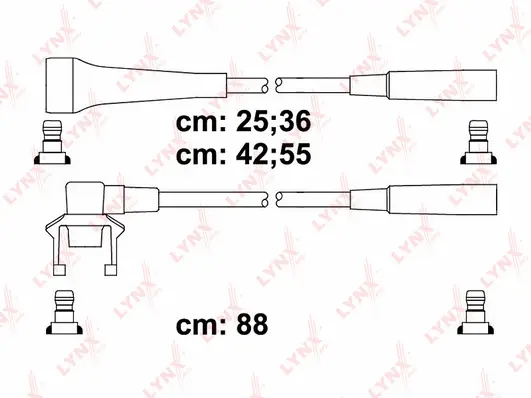 Kit de câbles d'allumage LYNXAUTO SPC6344