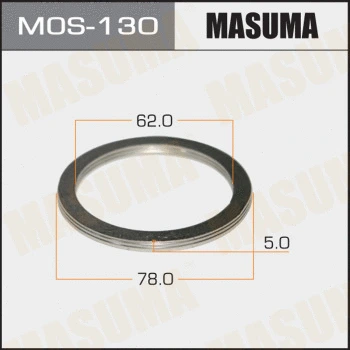 Bague d'étanchéité, tuyau d'échappement MASUMA MOS-130