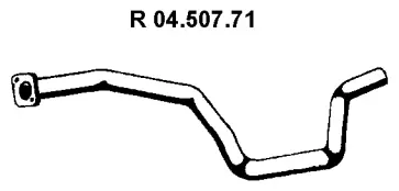 Tuyau d'échappement EBERSPÄCHER 04.507.71