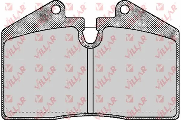 Kit de plaquettes de frein, frein à disque VILLAR 626.0397