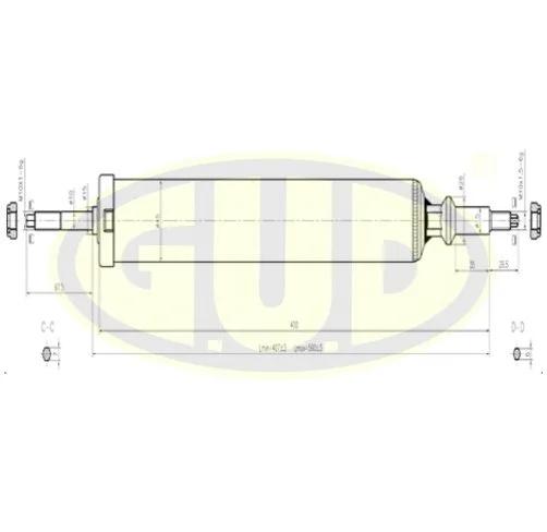 Amortisseur G.U.D. GSA349041