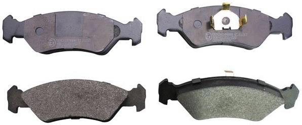 Kit de plaquettes de frein, frein à disque DENCKERMANN B110217
