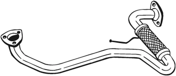 Tuyau d'échappement KLOKKERHOLM 851-131
