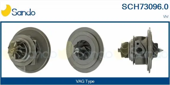Groupe carter, turbocompresseur SANDO SCH73096.0