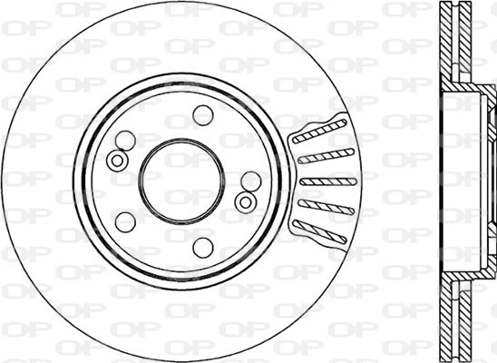 Disque de frein OPEN PARTS BDR1816.20