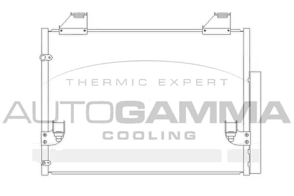 Condenseur, climatisation AUTOGAMMA 105357