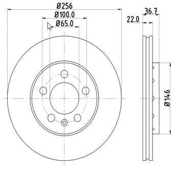 Disque de frein MTR 12108512