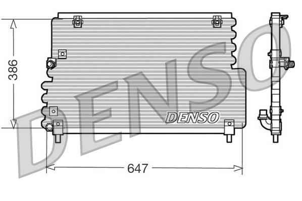 Condenseur, climatisation DENSO DCN33004