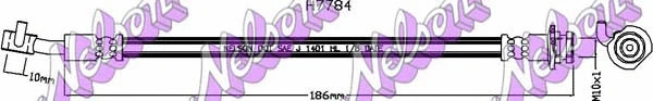 Flexible de frein KAWE H7784