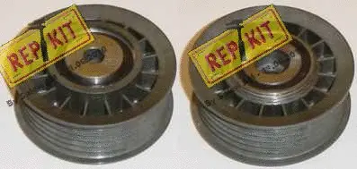 Poulie renvoi/transmission, courroie trapézoïdale à nervures REPKIT RKT1197