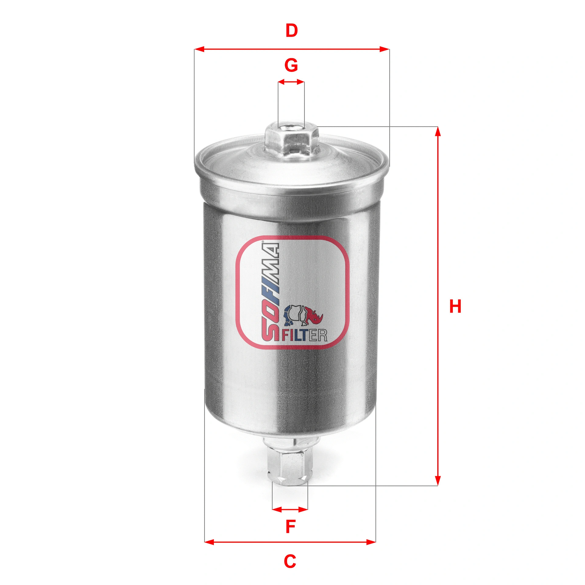 Filtre à carburant SOFIMA S 1507 B