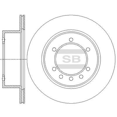 Disque de frein Hi-Q SD4259
