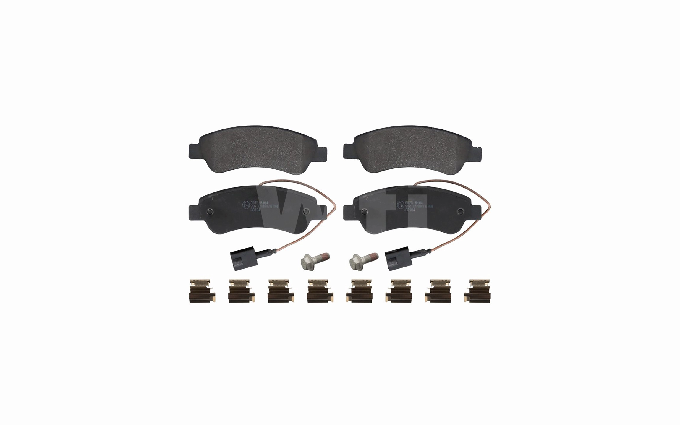 Kit de plaquettes de frein, frein à disque Wti Automotive K971005