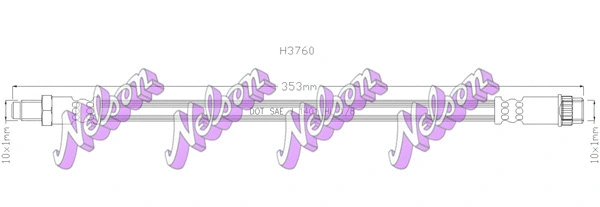 Flexible de frein KAWE H3760
