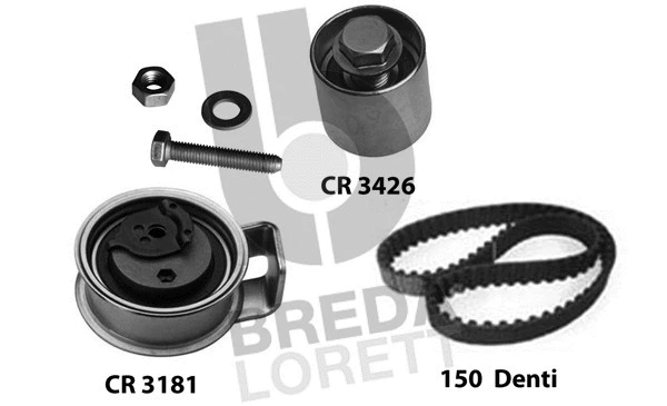Kit de courroie crantée BREDA LORETT KCD0629
