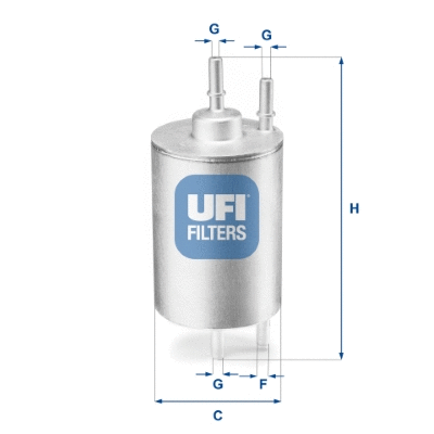 Filtre à carburant UFI 31.958.00
