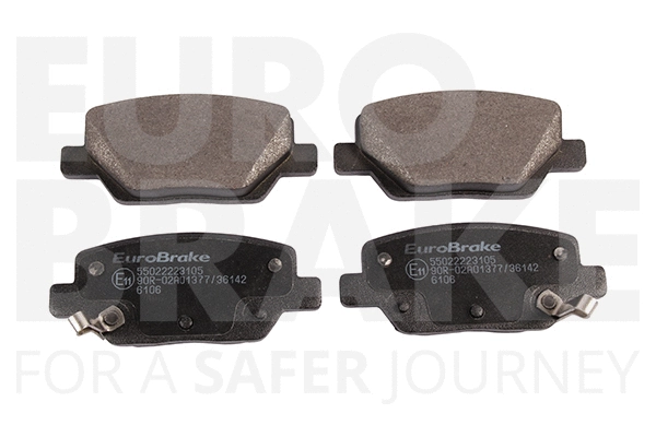 Kit de plaquettes de frein, frein à disque EUROBRAKE 55022223105