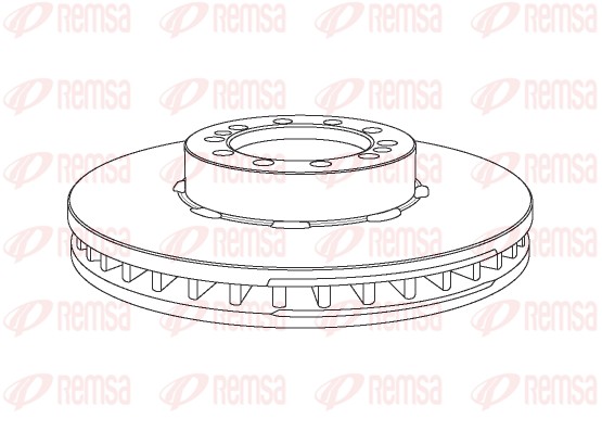Disque de frein REMSA NCA1067.20