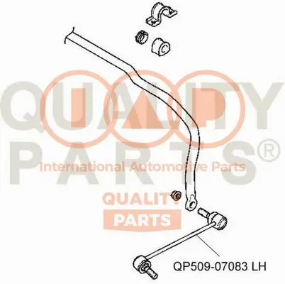 Entretoise/tige, stabilisateur IAP QUALITY PARTS 509-07083