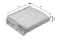 Filtre, air de l'habitacle UNIFLUX FILTERS XC268