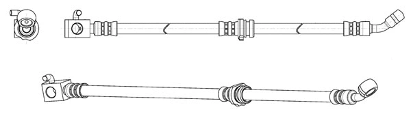 Flexible de frein CEF 512854