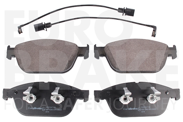 Kit de plaquettes de frein, frein à disque EUROBRAKE 55022247104