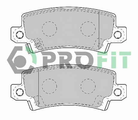 Kit de plaquettes de frein, frein à disque PROFIT 5000-1574 C