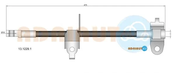 Flexible de frein ADRIAUTO 13.1229.1