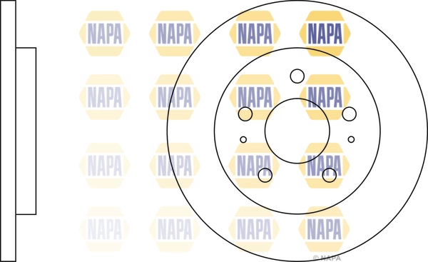 Disque de frein NAPA NBD5751
