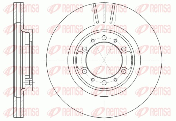 Disque de frein REMSA 6462.10