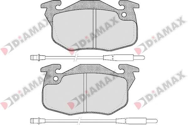 Kit de plaquettes de frein, frein à disque DIAMAX N09073