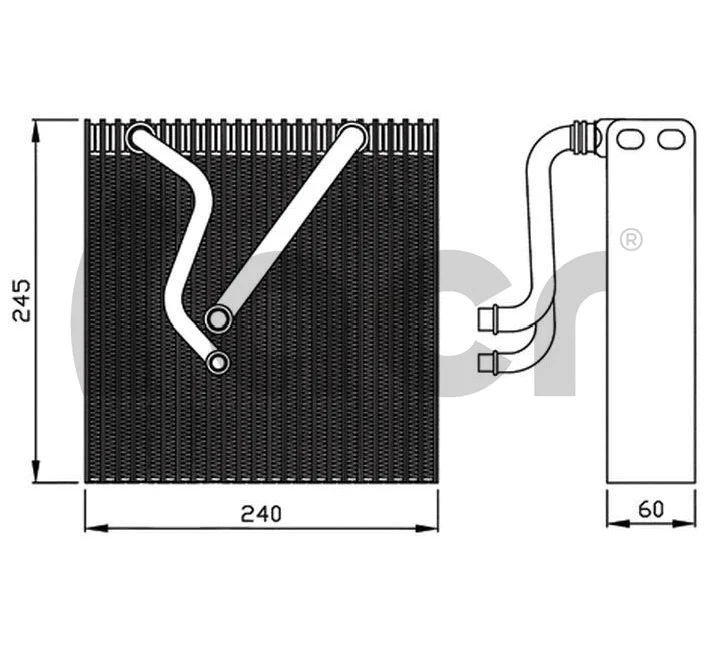 Évaporateur climatisation ACR 310164