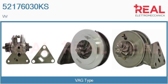 Groupe carter, turbocompresseur REAL 52176030KS