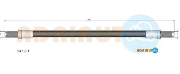 Flexible de frein ADRIAUTO 13.1221
