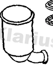 Filtre à particules / à suie, échappement KLARIUS 390661