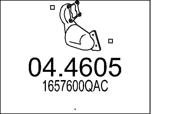 Catalyseur MTS 04.4605