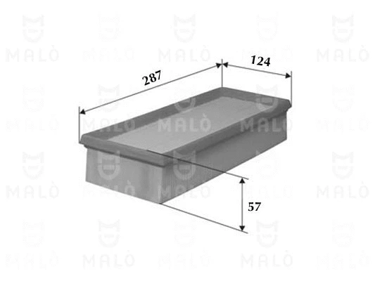 Filtre à air AKRON-MALÒ 1500235