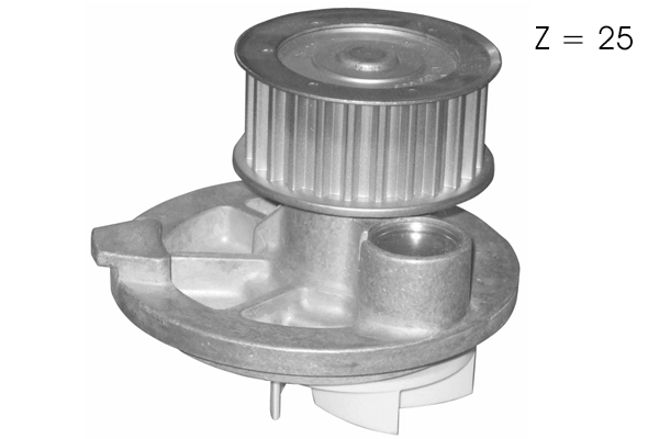Pompe à eau, refroidissement du moteur TECDRIVE TPAE0211