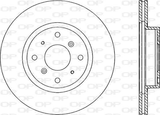 Disque de frein OPEN PARTS BDR1052.20